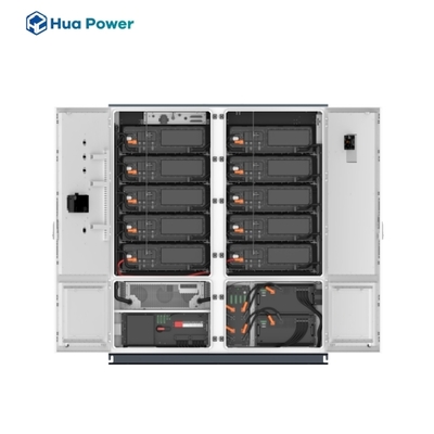 Gabinete de Refrigeração Líquida All-in-one Hua Power 6000 Ciclos Bess 250kW 522kWh Sistemas de Armazenamento de Energia C&I