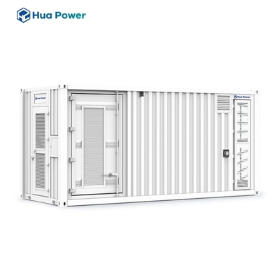 Container de Bateria BESS Integrado com Arrefecimento a Ar Hua Power 1C 1MW 1,1MWh Solução ESS Integrada Sistema de Armazenamento de Bateria de Energia Solar